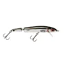 Bomber Jointed Wake Minnow CHRM/BLK BK