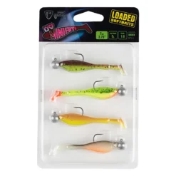 Fox Rage Mini Fry Mixed UV Colour Pack Loaded 7cm + 5g (4pcs)