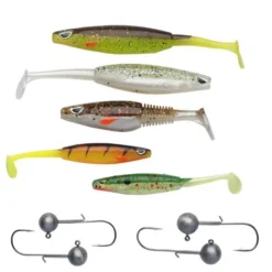 Berkley Sick Pack Zander Softbait Kit (9pcs)