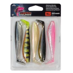 Fox Rage Zander Pro Shad UV Mixed Colour Packs 5pcs 10cm