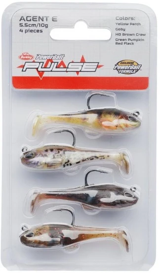 Berkley Pulse Agent E Softbait 4-Pack 5.5cm (10g) 4 Berkley Pulse Agent E Softbait 4-Pack 5.5cm (10g) - Afbeelding 2